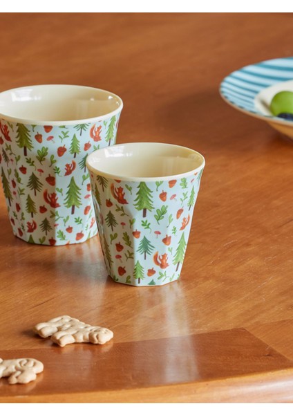 Melamin Çocuk Bardak - Yeşil Mutlu Orman modelleri