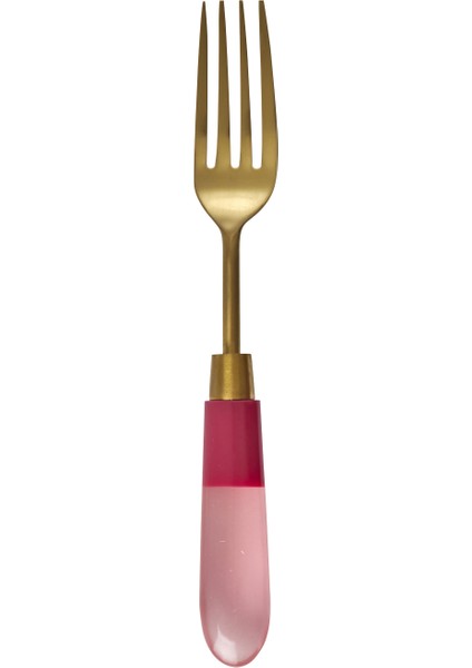 Paslanmaz Çelik Çatal - Pembe