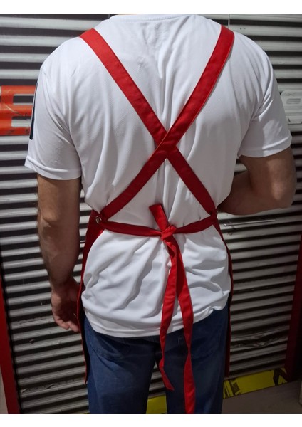 Kırmızı Şef Önlüğü modelleri