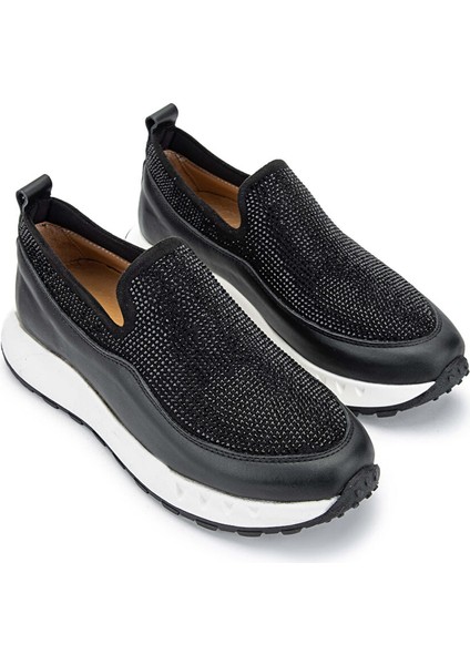Siyah Kadın Deri Sneaker 775 Y-4064 Bn Ayk Y24 fiyatları