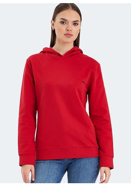 Kathy In Kadın Sweatshirt Kırmızı