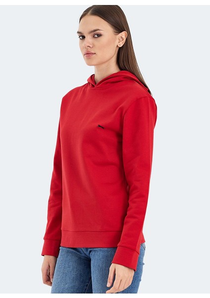 Kathy In Kadın Sweatshirt Kırmızı fırsatları