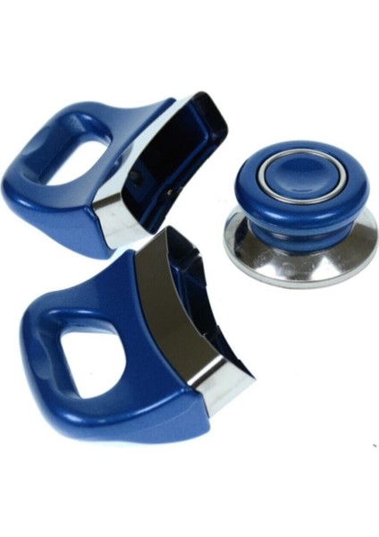 Tüm Tencere ve Tava Için Mavi Sap Kulp Tutamak Seti, Dayanıklı ve Şık Tasarım