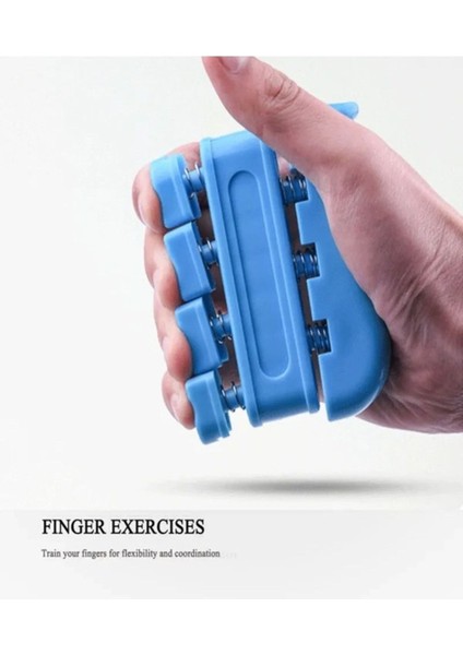 El Parmak Güçlendirme Seti, Egzersiz ve Eğitim Aracı (Mavi) fırsatları