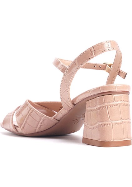 Nasıme2 4fx Krem Kadın Comfort Sandalet