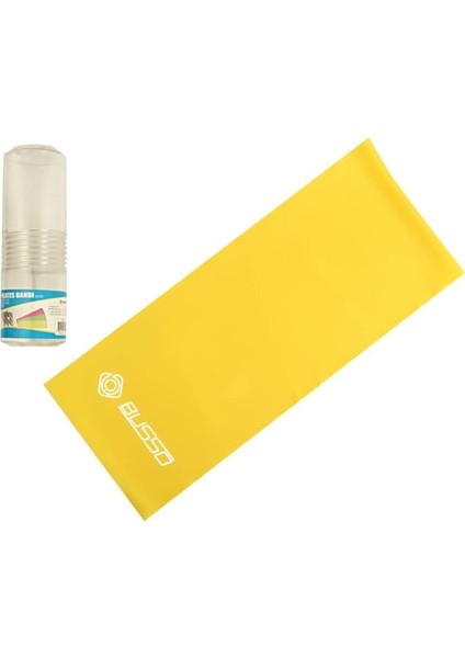 150CM Pilates Bandı, Beyaz, Esneme ve Güçlendirme Egzersizleri Için Ideal