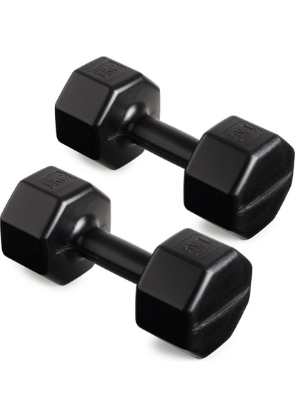 Siyah 2 kg Dambıl Seti, 1 kg x 2 Adet, Spor ve Egzersiz Için Ideal Seçenek modelleri