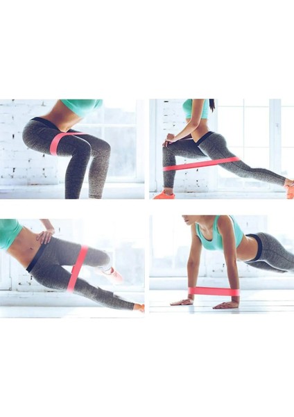 Pembe Pilates Bandı Egzersiz Direnç Lastiği Seti, 3'lü, Dayanıklı ve Kullanışlı fiyatları
