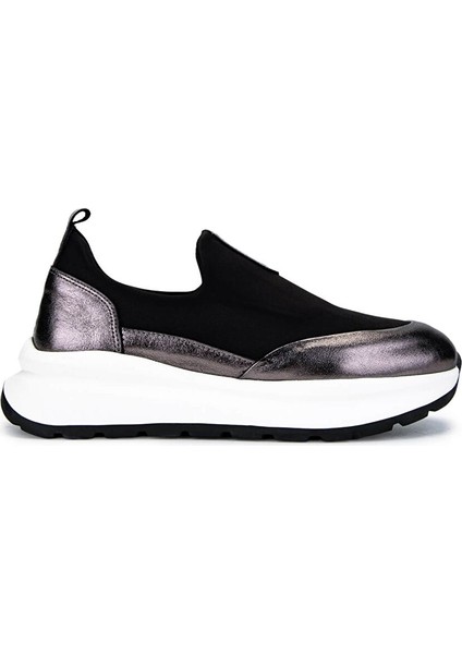 Kadın Deri & Tekstil Antrasit Sneakers & Spor Ayakkabı
