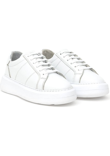 Beyaz Kadın Deri Sneaker 50300070 modelleri