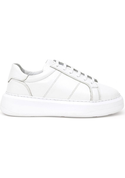 Beyaz Kadın Deri Sneaker 50300070 fırsatları