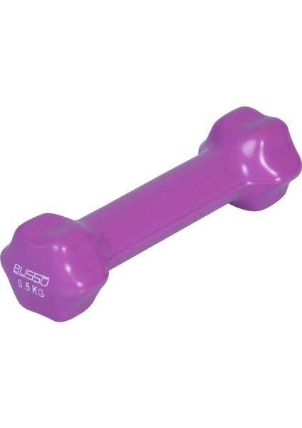 Vinly Kaplı Dambıl 0,5 kg Beyaz Sağlam ve Hafif Spor Için Uygun