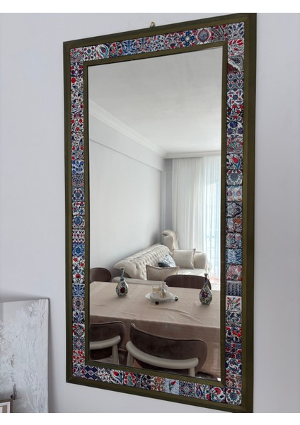 Kütahya Çini Magnet Ayna 64*121 cm Boy Aynası modelleri