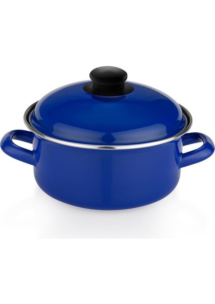 Lacivert Emaye Tencere 18 Cm, Dayanıklı ve Şık Mutfak Gereci fiyatları