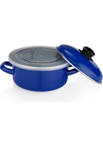 Lacivert Emaye Tencere 18 Cm, Dayanıklı ve Şık Mutfak Gereci modelleri