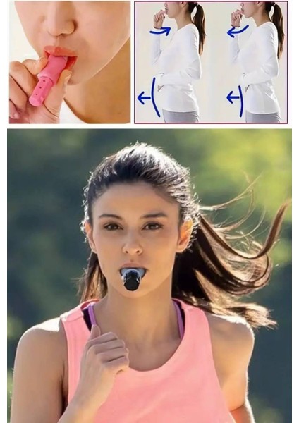 Renkli Taşınabilir Nefes Egzersiz Cihazı ile Karın ve Solunum Güçlendirme