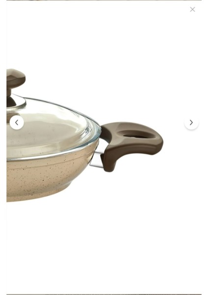 Bej 22CM Granit Sahan, Dayanıklı ve Şık Mutfak Gereci
