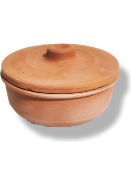 Kahverengi Sırlı Yayvan Güveç, Şık ve Dayanıklı Pişirme Kabı