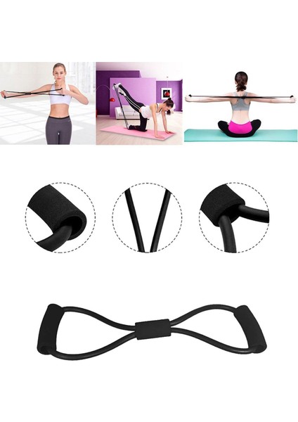 Siyah Mini Vücut Şekillendirme Lastiği, Yüksek Dirençli Spor Aleti modelleri