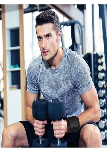 Siyah Neopren El Bileği Destek, Rahat ve Esnek Spor Aksesuarı