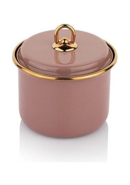 Mini Emaye Tencere 16 Cm, Şık ve Kullanışlı, Pembe Renkli, Mutfakta Keyifli Anlar Için fiyatları