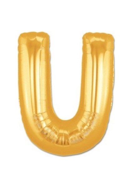 Altın Sarısı Folyo Harf Balon 1 Metre