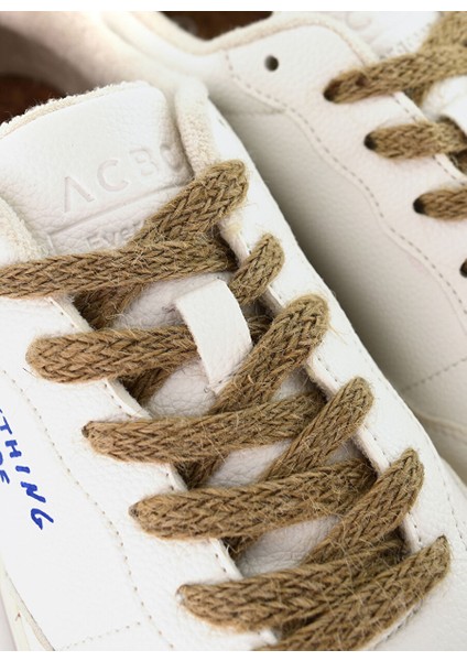 Beyaz-Mavi Erkek Sneaker Shacbeve