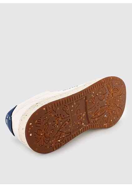 Beyaz-Mavi Erkek Sneaker Shacbeve