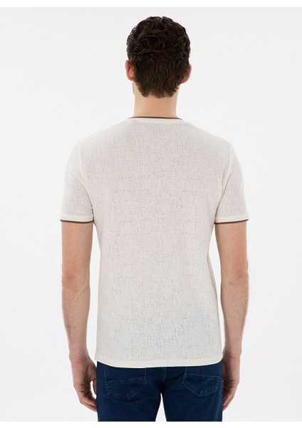 Ekru Erkek Slim Fit T-Shirt Kıko indirimleri