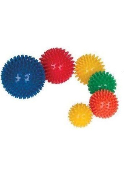 Yumuşak Dikenli Top, Masaj ve Duyu Egzersizi, 9 Cm, Kırmızı modelleri