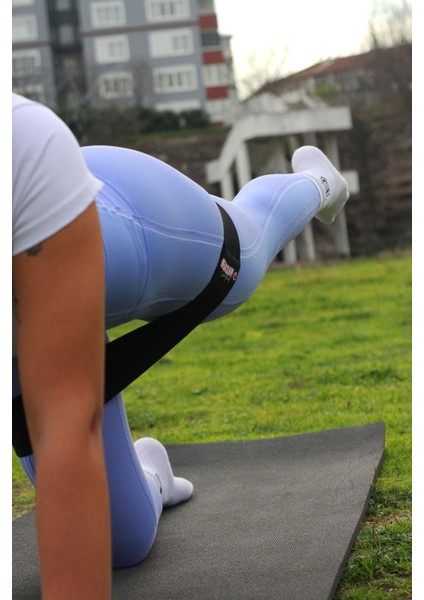 Siyah Direnç Bandı Pilates Lastiği, Güç ve Esneklik Için Mükemmel Seçim