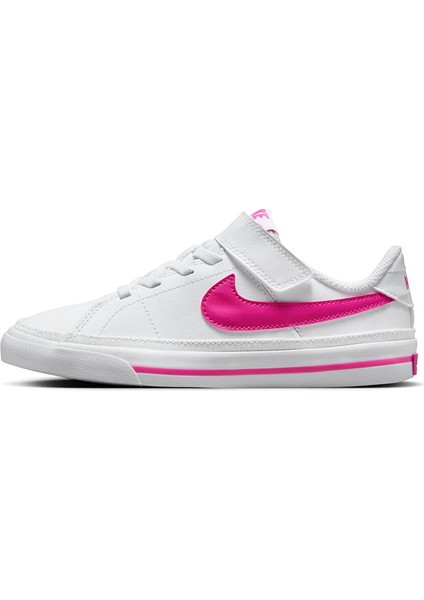 Beyaz Kız Çocuk Yürüyüş Ayakkabısı DA5381-124-NIKE Court Legacy (Psv) fiyatları