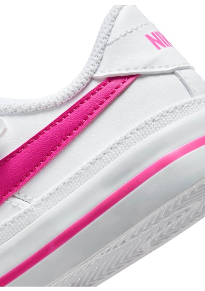 Beyaz Kız Çocuk Yürüyüş Ayakkabısı DA5381-124-NIKE Court Legacy (Psv) fırsatları