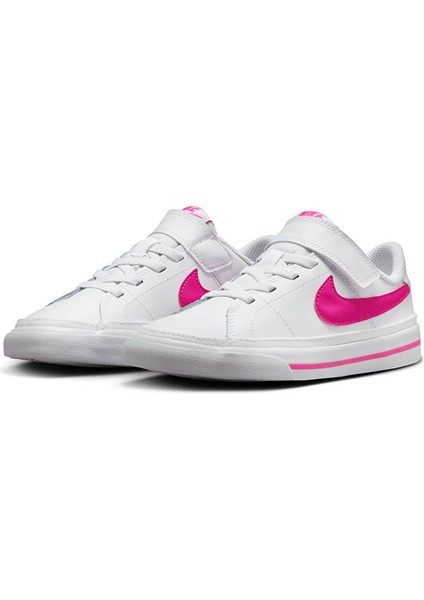 Beyaz Kız Çocuk Yürüyüş Ayakkabısı DA5381-124-NIKE Court Legacy (Psv) indirimleri