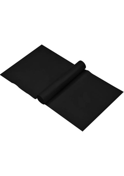 Sağlam Pilates Direnç Bandı 150CMX15CM Siyah, Egzersiz ve Spor Için Ideal