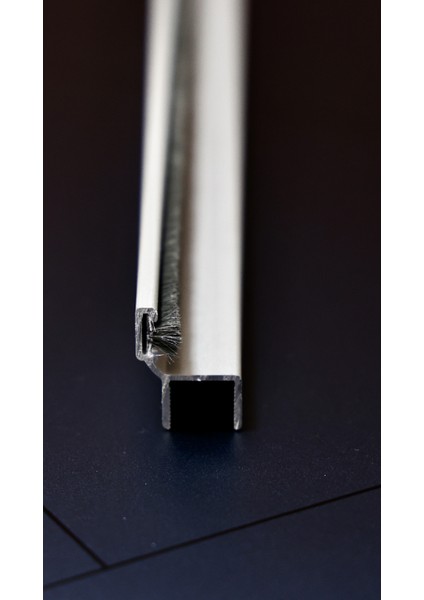 Alüminyum Cam Balkon Küçük H ve Fitili 10MM (221-295CM-1 Adet) Istenilen Ölçüye Göre Kesilir