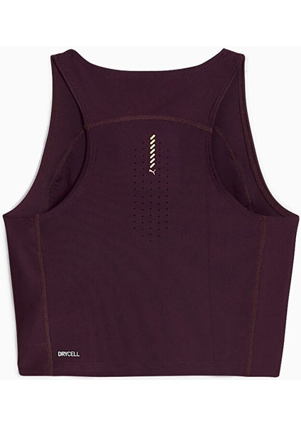 Bordo Kadın Slim Fit Düz Atlet 52574744RUN Ultraform Crop Tank W fiyatları