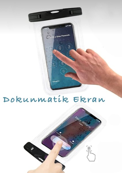 Tüm Telefonlara Uyumlu Su Geçirmez Deniz Havuz Altı Askılı Telefon Kılıfı modelleri