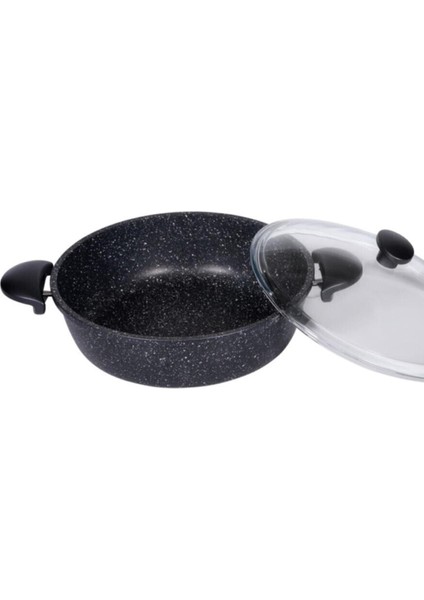 Gri Alüminyum Döküm Geniş Tabanlı Tencere 26CM 4.5lt fiyatları