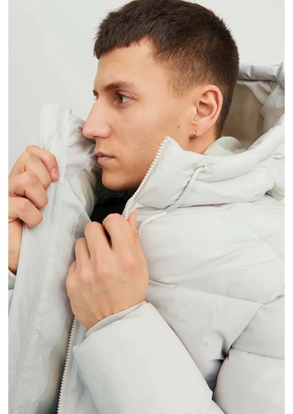 Erkek Kapüşonlu Puffer Mont - 12238849 modelleri