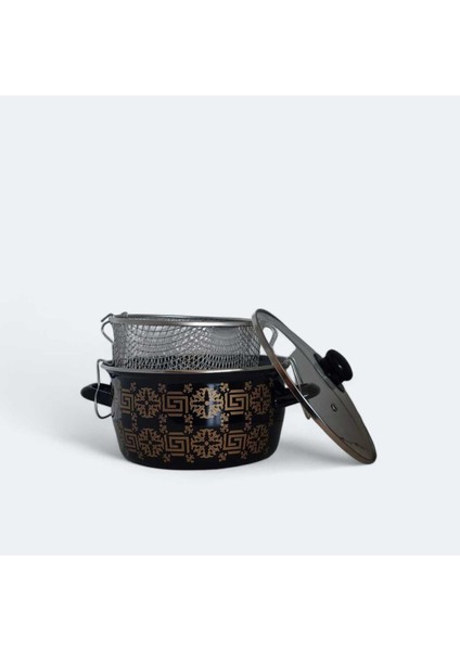 Emaye 22 cm 4 Lt Kızartma Tenceresi, Cips ve Kızartma Için Ideal Seçenek indirimleri