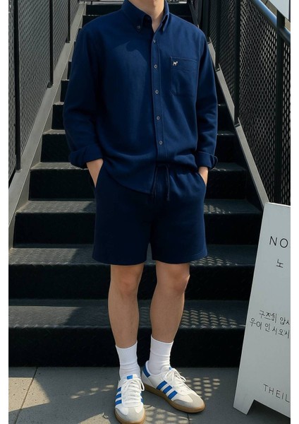 Rafael Erkek Oversize Şort Takım