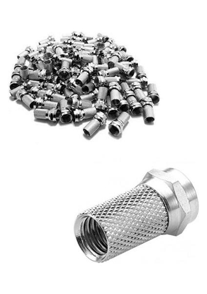 F Konnektör Rg6/u6 (100'LÜ Paket)