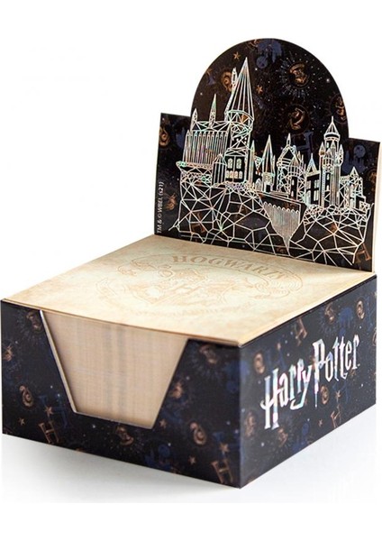 Bakgelal Lisanslı Harry Potter Hogwarts Küp Notluk – Silver, Gold & Hogwarts Express - Koleksiyonluk Harry Potter Lisanslı Hogwarts Küp Not Kağıtları