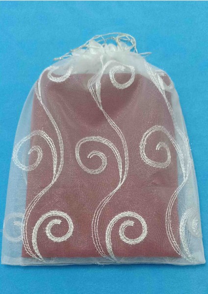 Desenli Tül Kese 22*30 cm Ebatında 6 Adettir Hediyelik Bohçalık Çeyizlik Havlu Kesesi fiyatları