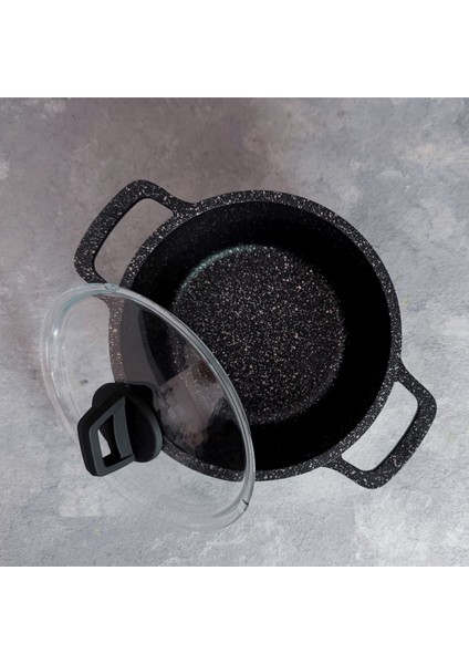 24CM Granit Döküm Derin Tencere, Dayanıklı ve Şık Tasarım modelleri