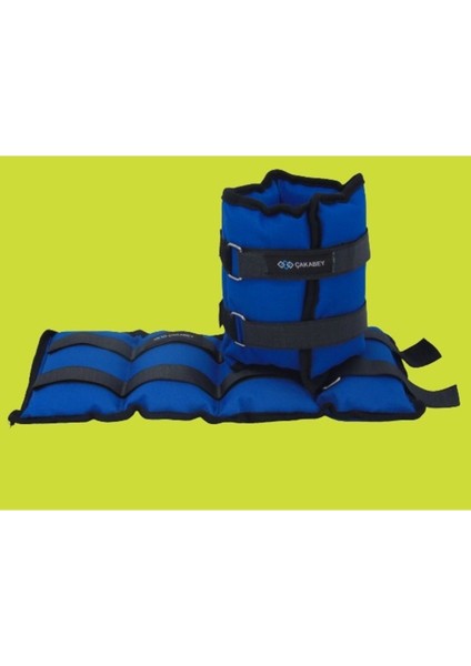 Mavi 2,5 kg El ve Ayak Bilek Ağırlığı, Dayanıklı ve Hafif Spor Ekipmanı