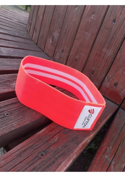 Neon Kırmızı Elastik Direnç Bandı, Esneklik ve Güç Artırıcı Spor Aleti