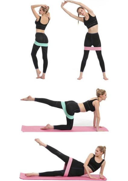 Neon Kırmızı Elastik Direnç Bandı, Esneklik ve Güç Artırıcı Spor Aleti