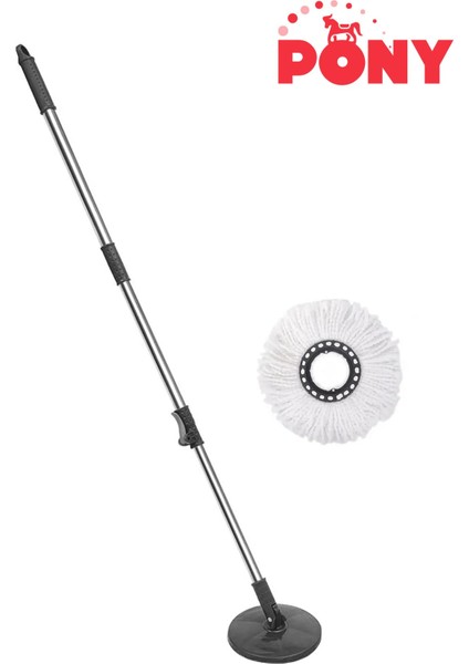 Otomatik Temizlik Setleri Için Uyumlu Sap ve Mop Seti